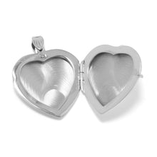 Load image into Gallery viewer, Large Etched Heart Locket